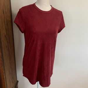 Rust, suede, T-Shirt Dress, Never Used!
